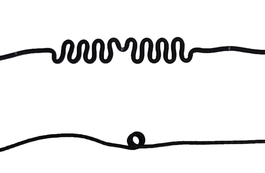 Braided Wire Harness Noise Reduction Bluetooth Headset