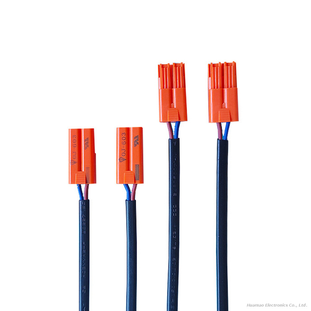 2P OJ-603 Male-Female Butt Plug LED Terminal Wire