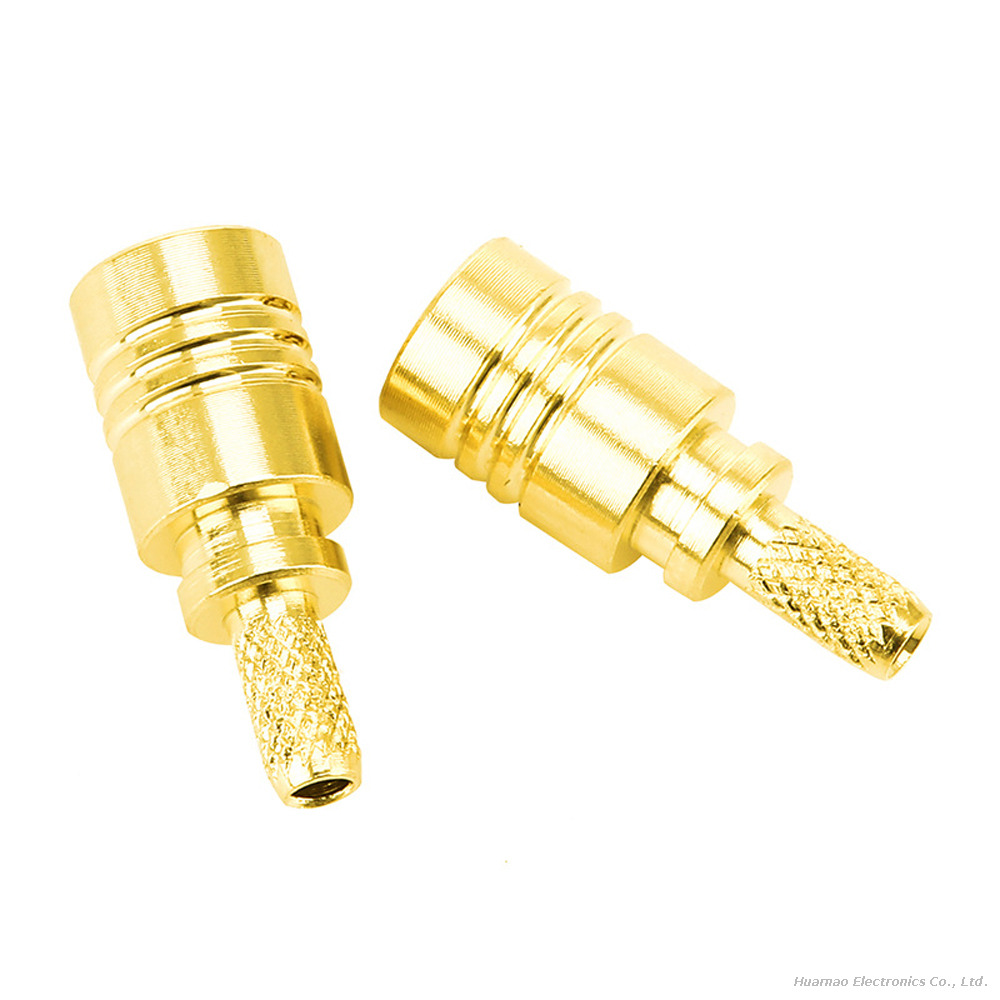High Frequency SMB-K1.5 RF Coaxial Adapter Open Window Structure for RG316 Cable