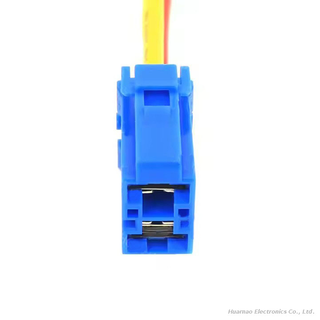 YAZAKI 7123-4129-90 2-pin Female Blue Connector Automotive Wire Harness