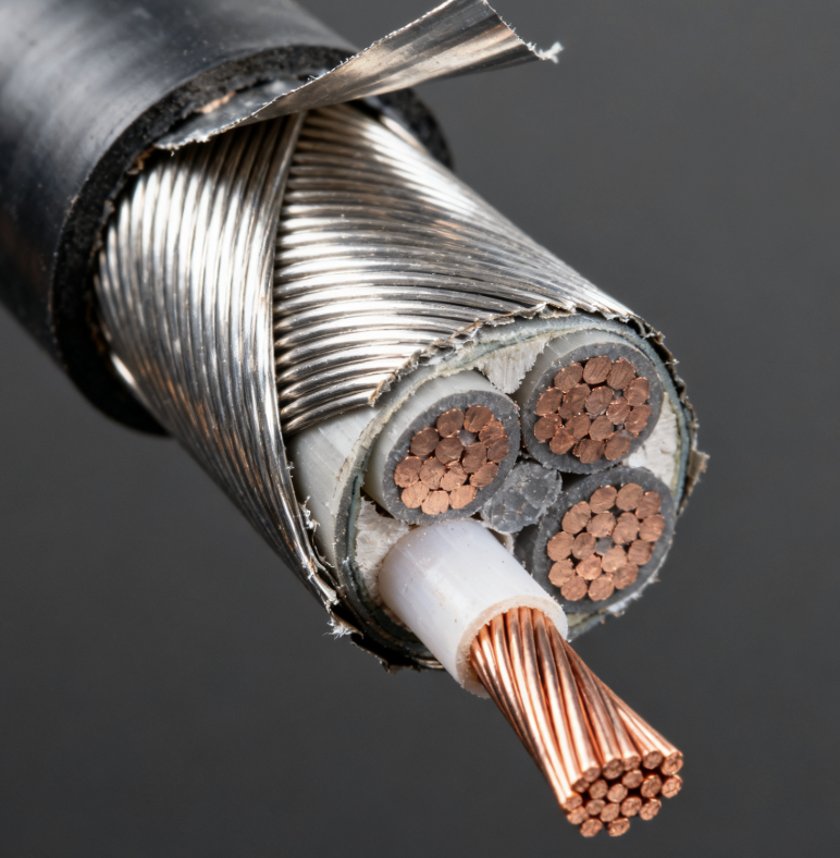 How to strip metal clad cable?