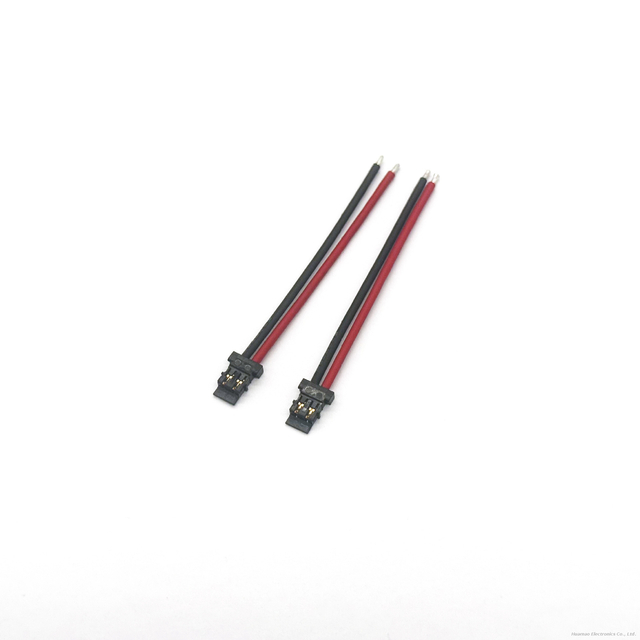Molex 2082982021 1.80mm Pitch Pico-Ezmate Hc Receptacle Housing Single Row 2 Circuits Black Cable Assembly Wire Harness for Motor Electromechanical Connection