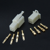 2.8mm Double Row 4P Connector And Spring Terminal Wire with Protective Silicone Tube Cover