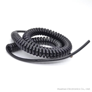 Spiral Cable 2-10 Core PVC PU Flexible Stranded Wire Electric Cable