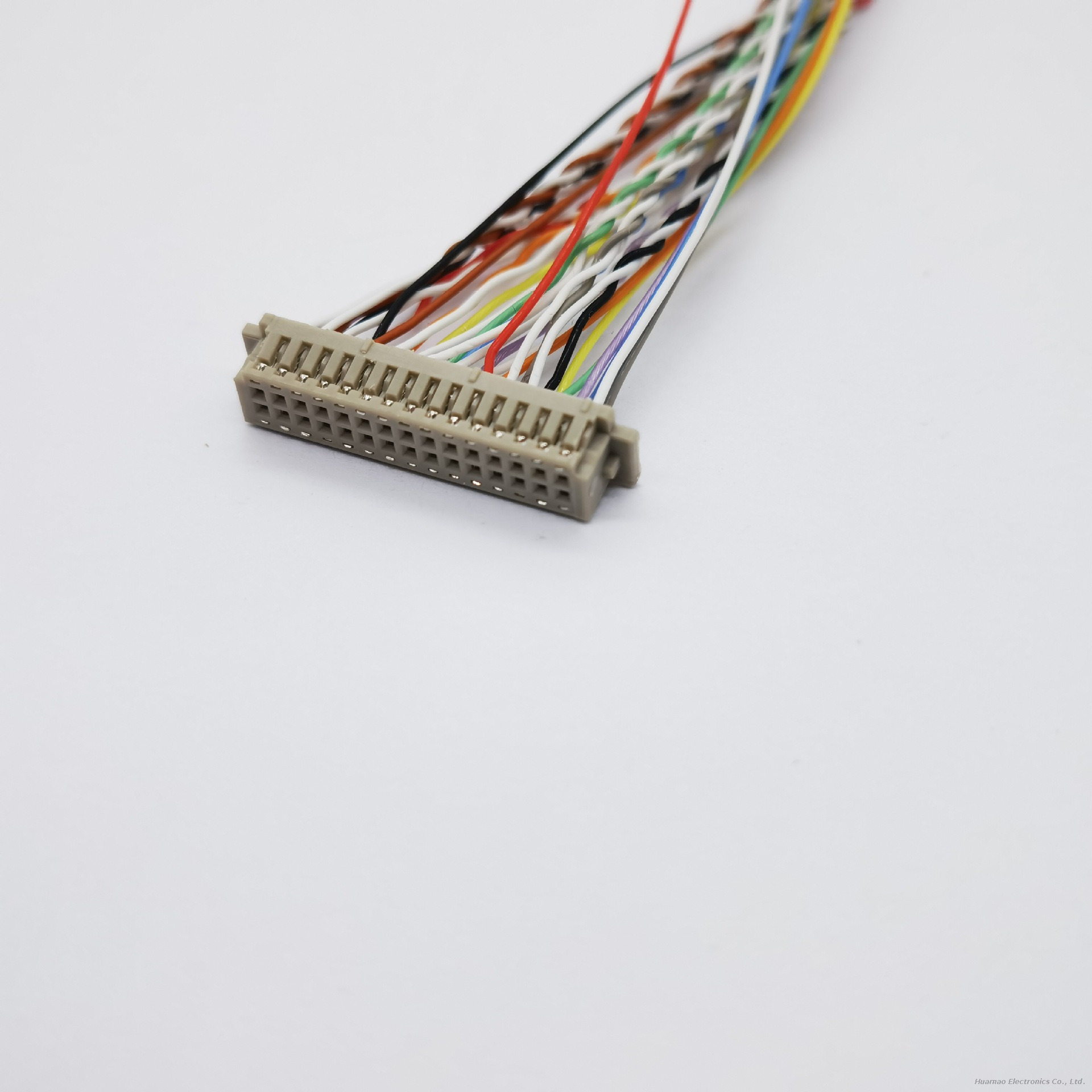 Custom DF13-2*15 Pin Lvds cable wire connector cable assembly for Video