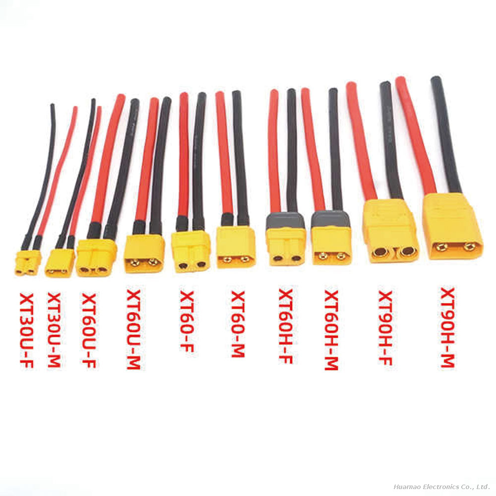 XT30ULW-F 90° Corner Model Airplane Plug Harness Male And Female Connector Wire Cable Assembly