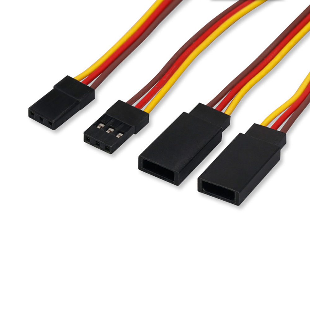 Dupont 3P Terminal Wire 1 male to 2 Female JR Servo Aricraft Extension Cable (1)
