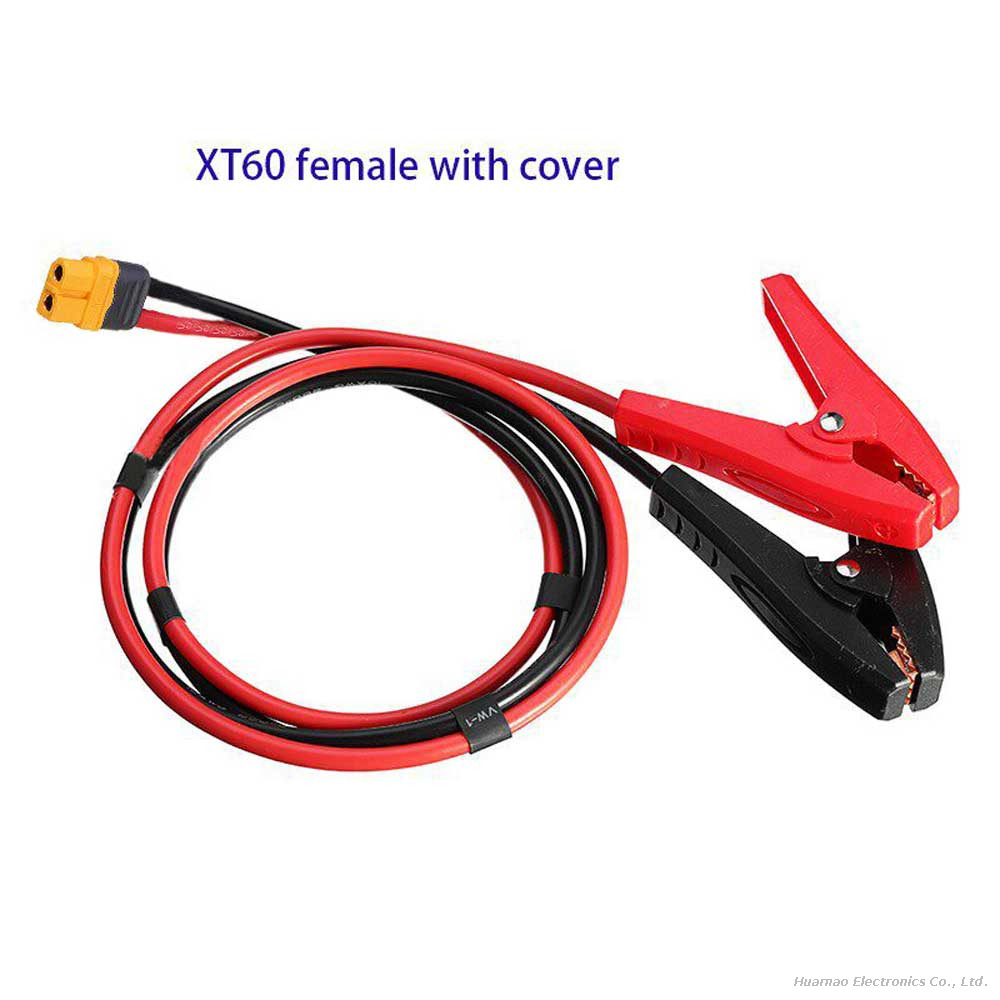 12AWG Silicone Wire Alligator Clip To XT60 XT90 EC5 Adapter for RC Drone Battery Charging