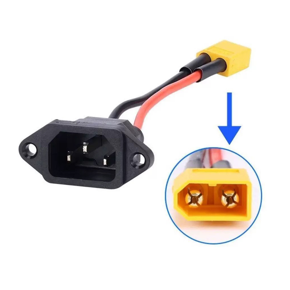 Power Charging Extension Cable to XT 60 XT90 Male Female Connector Lithium Battery Wire Harness (4)
