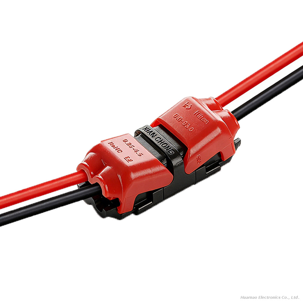 T Type Quick Fast Terminal Connector Wire Parallet Double Non Peeled Cable