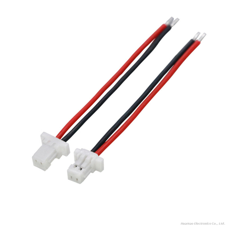 SH1.0 / SH1.25 2P Terminal Wire Ultra Soft Silicone Cable for Massage Equipment Internal Wiring