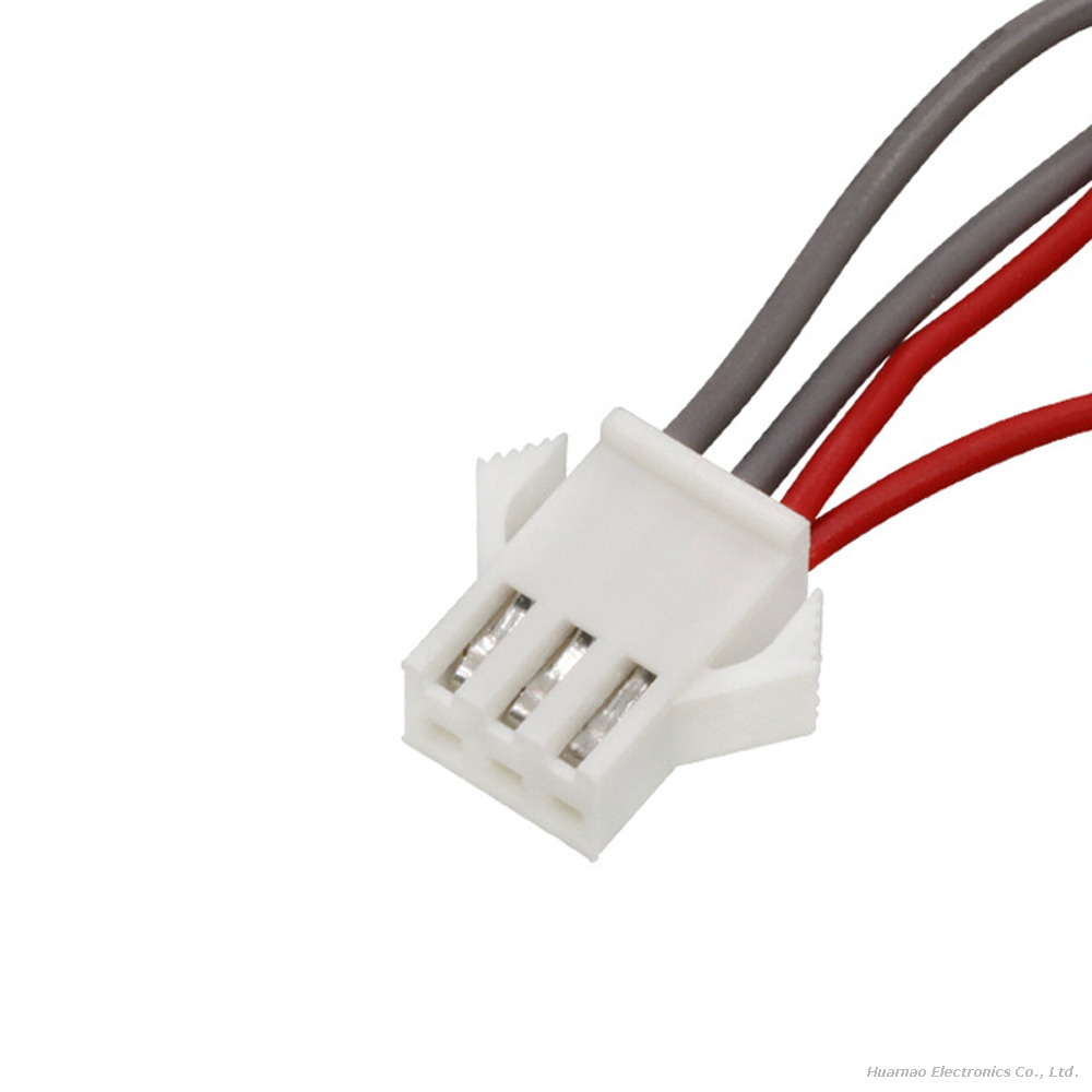 LED Light Power Adapter Cable SM2.54 To DC5521 Without Lock SYP-2P White Terminal Harness