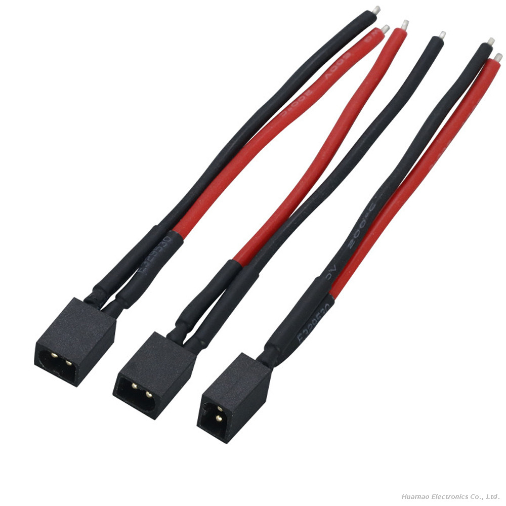 A30-F 2P Terminal Connector Wire 22AWG Silicone Cable for Drone Aviation Model Battery