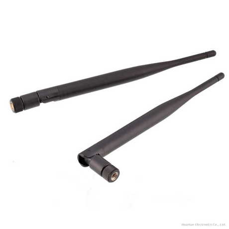 5dBi Dual Band 2.4GHz 5.8GHz WiFi Antenna SMA Male Right Angle for Smart Home & Face ID Equipment