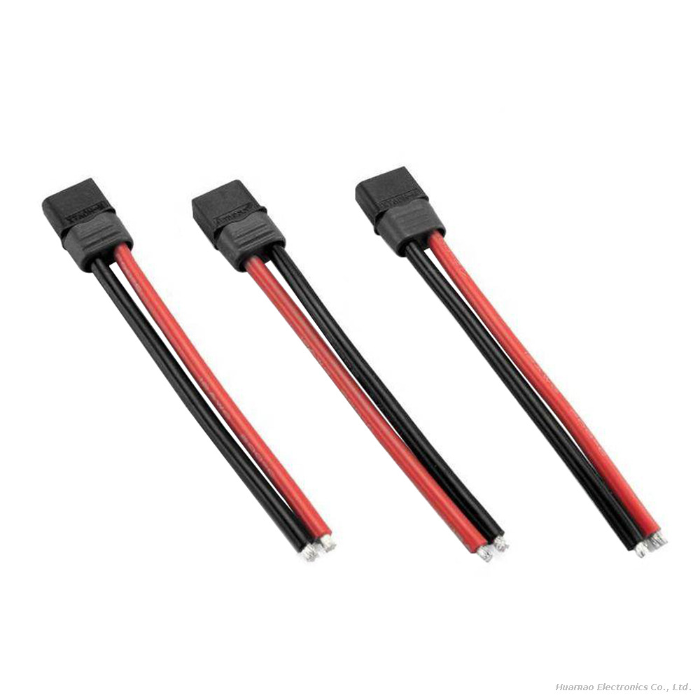 Amass XT60H-M/F Connector Wire With Black PVC Jacket Model Aircraft Battery Power Cable Assembly