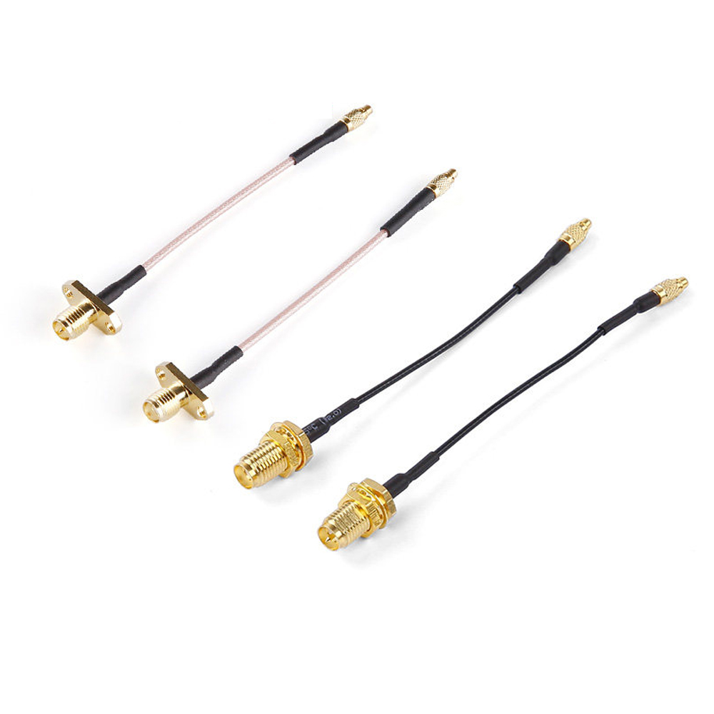 MMCX to SMA FPV Antenna Extension Cable Jumper Wire RF Coaxial Cable Assemblies (2)