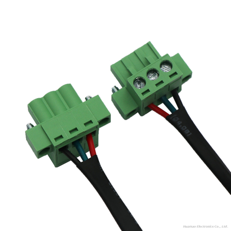 5.08mm Pluggable Terminal Block Male And Female Connector 2-12P Wire Harness