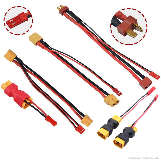 XT60 To JST SYP 2-Pin Power Take-off Cable Flexible Silicone Wire for RC Aircraft/Car Lighting Equipment