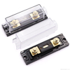100 Amp ANL Fuse Holder with 100 Amp Fuses for Car Audio Amplifier(Black)