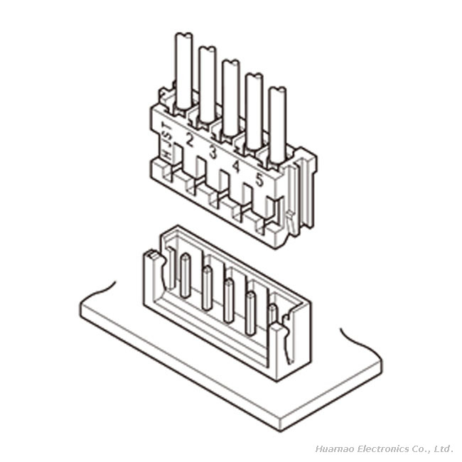 JST EH Series 2-15P Single-head Double-head 2.54mm Pitch Connection Cable Desk Lamp Terminal Cable