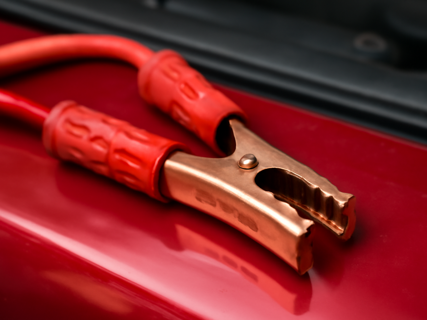 When jump-starting a car which cable goes on first?