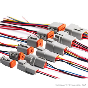 2 3 4 6 8 12 Pin Deutsch DT Connector Auto Electrical Wiring Harness Connectors