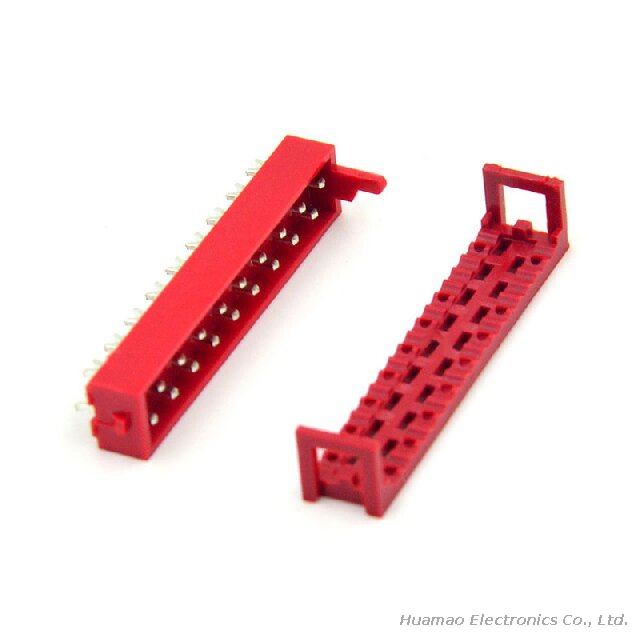 TE Red Micro-MaTch Connector 1.27mm Pitch Crimp IDC Connector