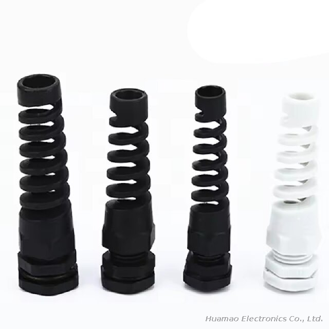 IP68 Waterproof Plastic Cable Joints Strain Relief PA66 Nylon Bend Proof Polyamide Cable Gland