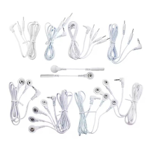 Customized Reusable 3.5mm Female ECG Snap Medical Cable for Stimulation Equipment