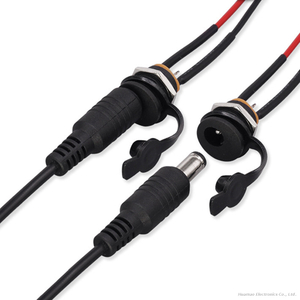 DC-022 High Current Female Socket 5521/5525 Power Charging Port DC Power Socket Waterproof Cable