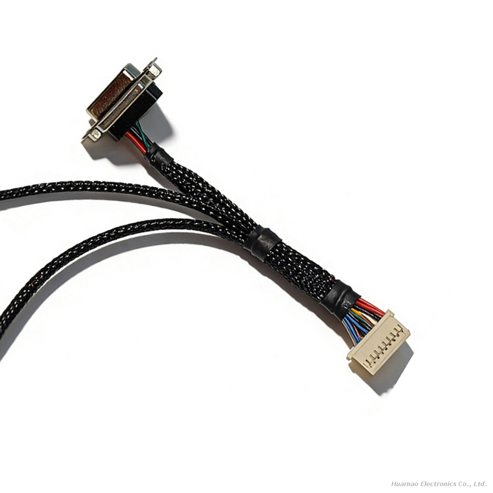 Molex50579402 To DB15P Plug Connection Cable JST Connector Printed Transmission Motor Wire Harness