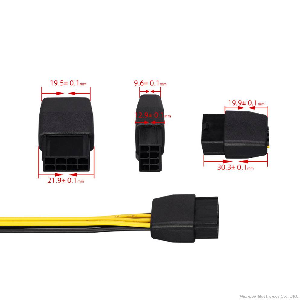 MX3.0-8PIN To Dual 8PIN Graphics Card Cable GPU 5557-8P Power Supply Wire
