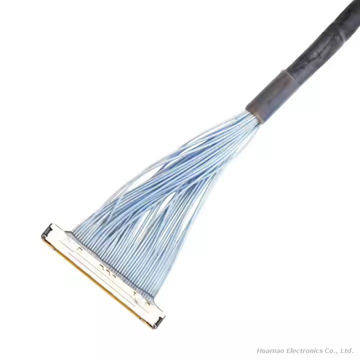 Kel Xsls20-40-a 0.4mm Pitch Micro Coaxial 40 Pin Lvds Cable Assembly (4) Kel Xsls20-40-a 0.4mm Pitch Micro Coaxial 40 Pin Lvds Cable Assembly (4)