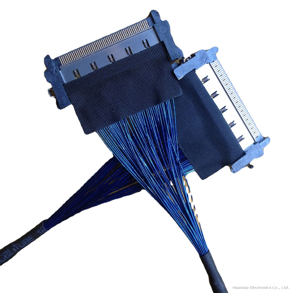 KEL TMC01-51S V-By-One EPD shielded cable 51pin 40 coaxial LVDS cable with lock