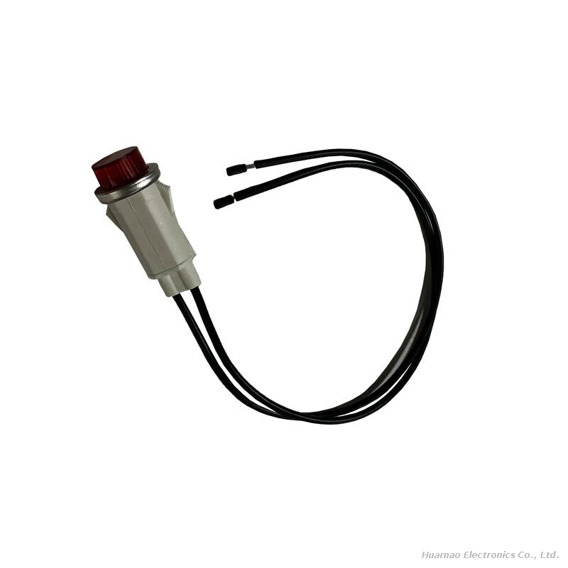 Aperture Φ12mm Red, Yellow, Green, Blue And White CE Indicator Light Wiring Harness