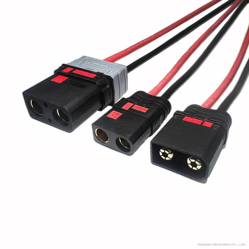 Customization QS7L QS8-S QS9L QS10P QS12 Anti-Ignition Connecting Cable Electric Vehicle High Current Plug