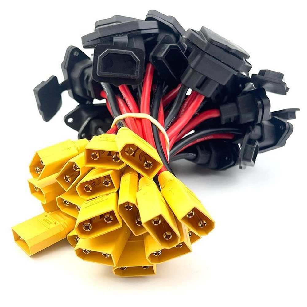 Power Charging Extension Cable to XT 60 XT90 Male Female Connector Lithium Battery Wire Harness (5)