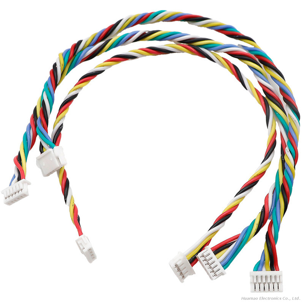GH1.25 ZH1.5 Terminal Wire 26AWG Silicone Twisted Cable 2P 3P 4P 5P 6P High Temperature
