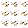 Gold Plated SMA Antenna Extension Cable - Flexible RF Coax Pigtail for WiFi Router