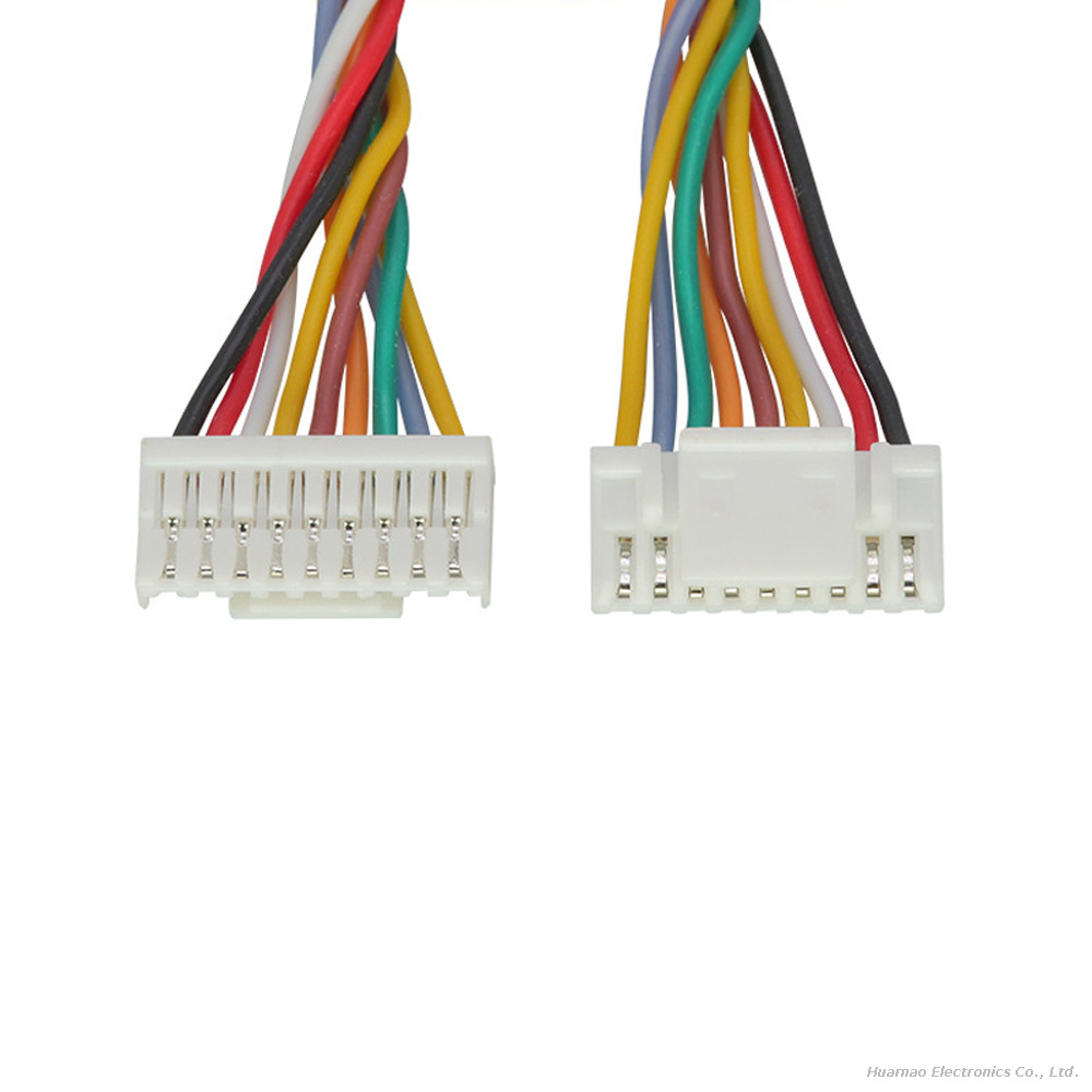High Temp Resistant GH1.25-9P Silicone Cable Multi-Color Twisted Pair UAV Flight Control Wire