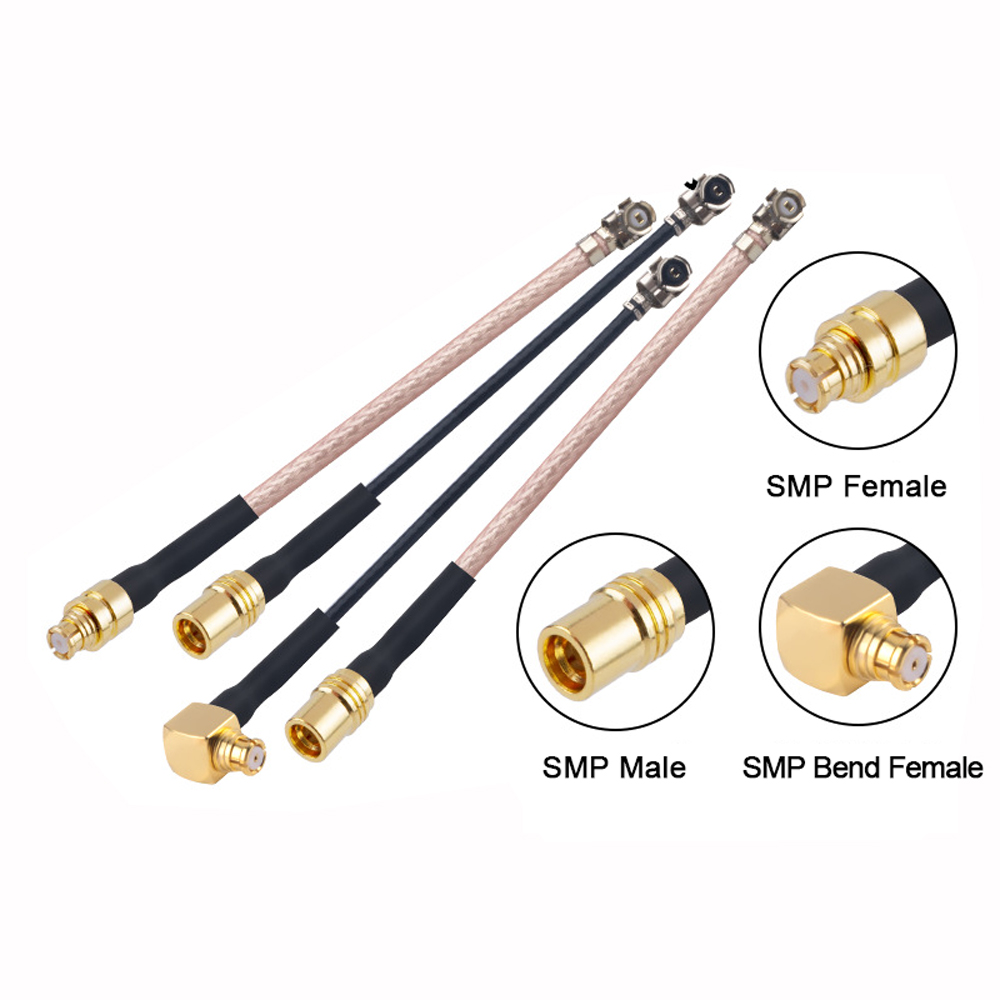 IPEX Generation to SMP RF Adapter Cable RF 1.13 RG 178 Wire Router Cable (5)