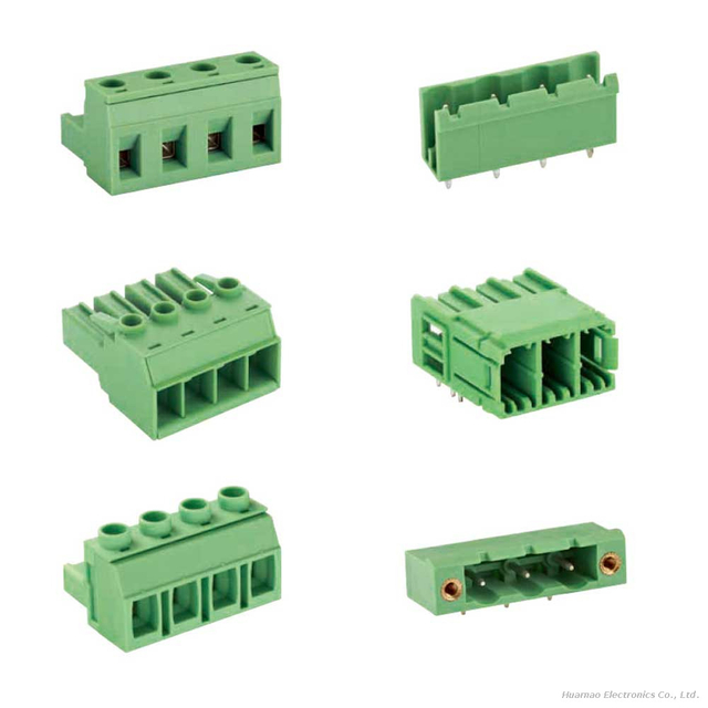 2EDGK-7.62-02/24P PCB Plug-in Wire Connector 7.62mm Pitch Industrial Controller Terminal