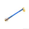 BMA-KFB3 Female 2-Hole Flange To SMA Right Angle Male RG402 Semi-Flex RF Coaxial Cable