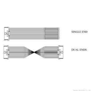 Molex 5011894010 Connector Cable 1.0mm Terminal Wire 28AWG 40P Electrical Cable Assembly