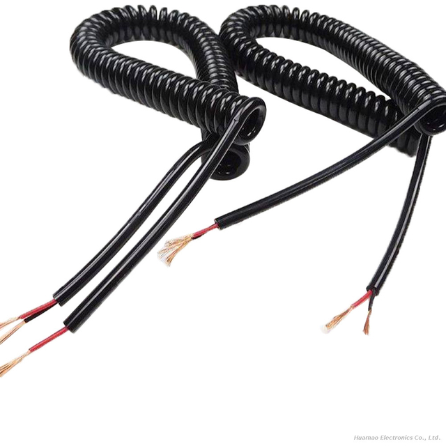 Customized High Tensile Strength TPU Enameled Wire Spring Power Cable
