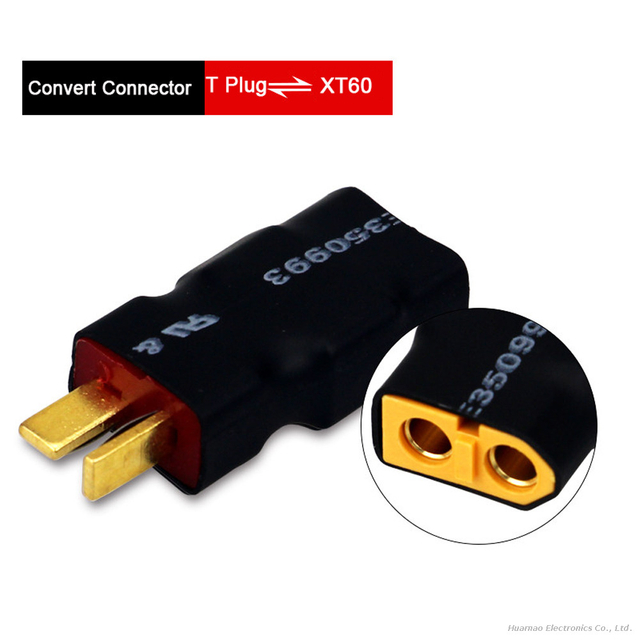 XT60 To T Plug Adapter Connector Male To Female Conversion Machine Battery T6 Charger Adapter for Remote Control Aircraft