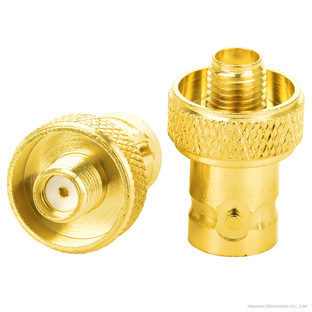BNC KK To SMA KK Bulkhead RF Coaxial Joint BNC Female To SMA Female Feed Wire Adapter