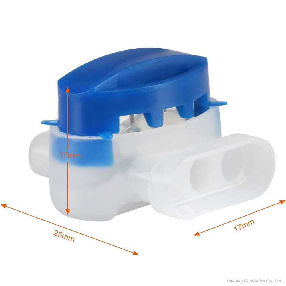 Waterproof Cable Connector 3 Holes Electrical Wire Crimp Connector Lawn Mower Connector with 314 Cable Connectors 