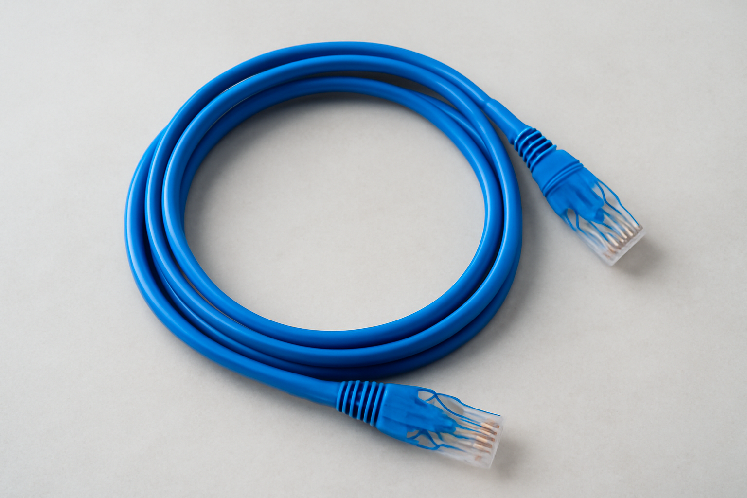 Why is the link rate low for the Ethernet cable?