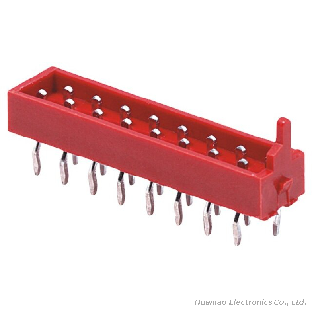 TE Red Micro-MaTch Connector 1.27mm Pitch Crimp IDC Connector